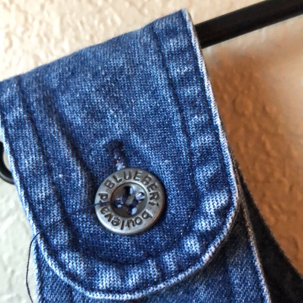 Vintage Early 2000’s Denim Overall Dress Girls Sz 6X - Picture 7 of 8